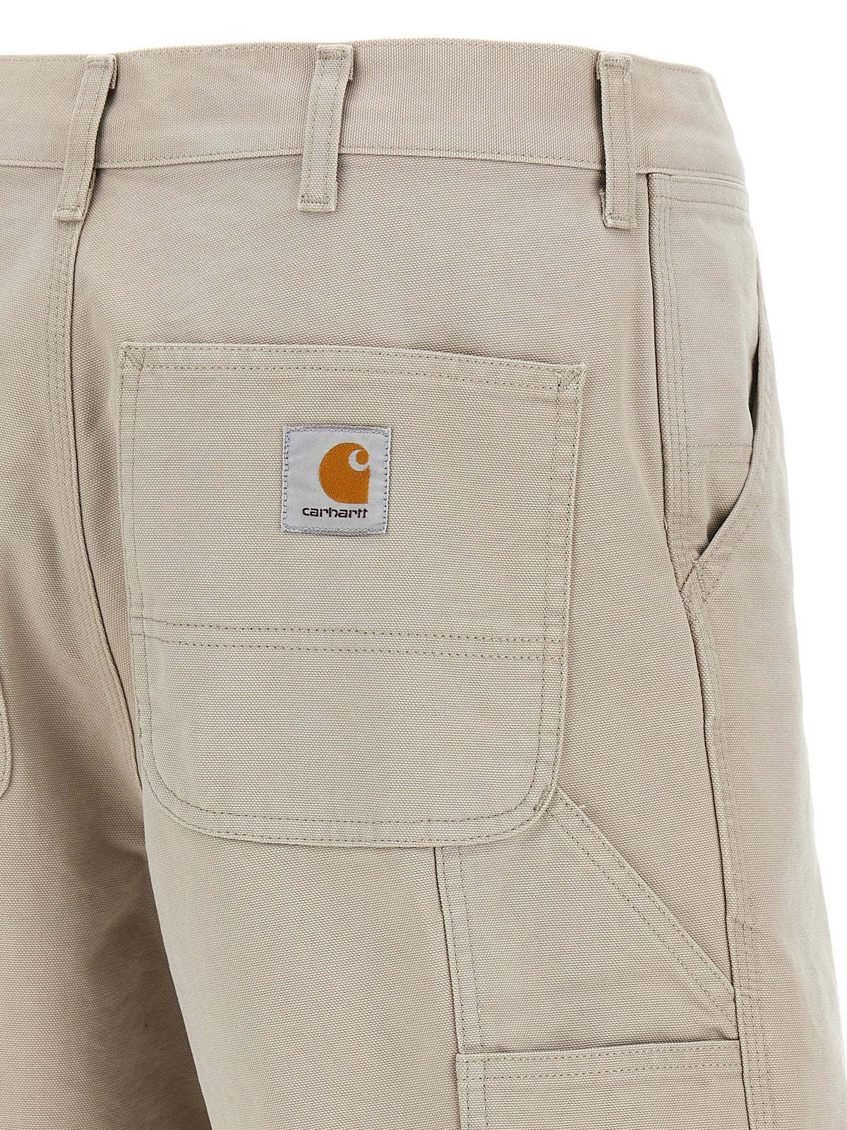 Carhartt Wip Single Knee Bermuda Shorts Beige, view 4