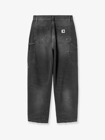 Carhartt Wip Women's Single Knee Black Denim Jeans Black