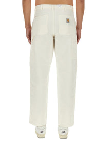 Carhartt Wip Men's Single Knee Pants White