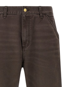 Carhartt Wip Single Knee Pants Brown