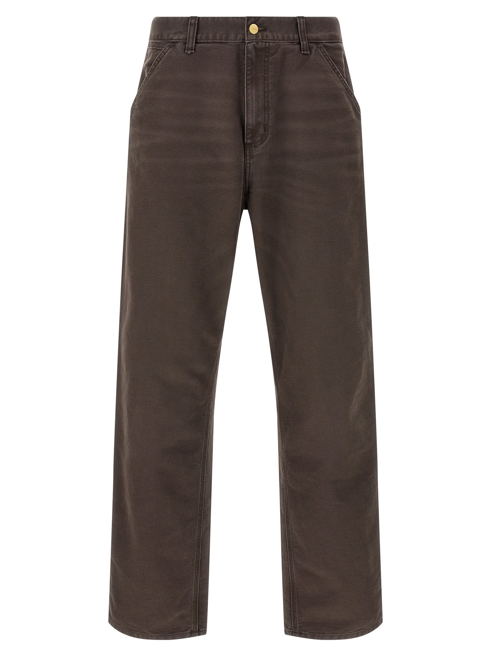 Carhartt Wip Single Knee Pants Brown