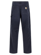 Carhartt Wip Single Knee Pants Blue, view 2