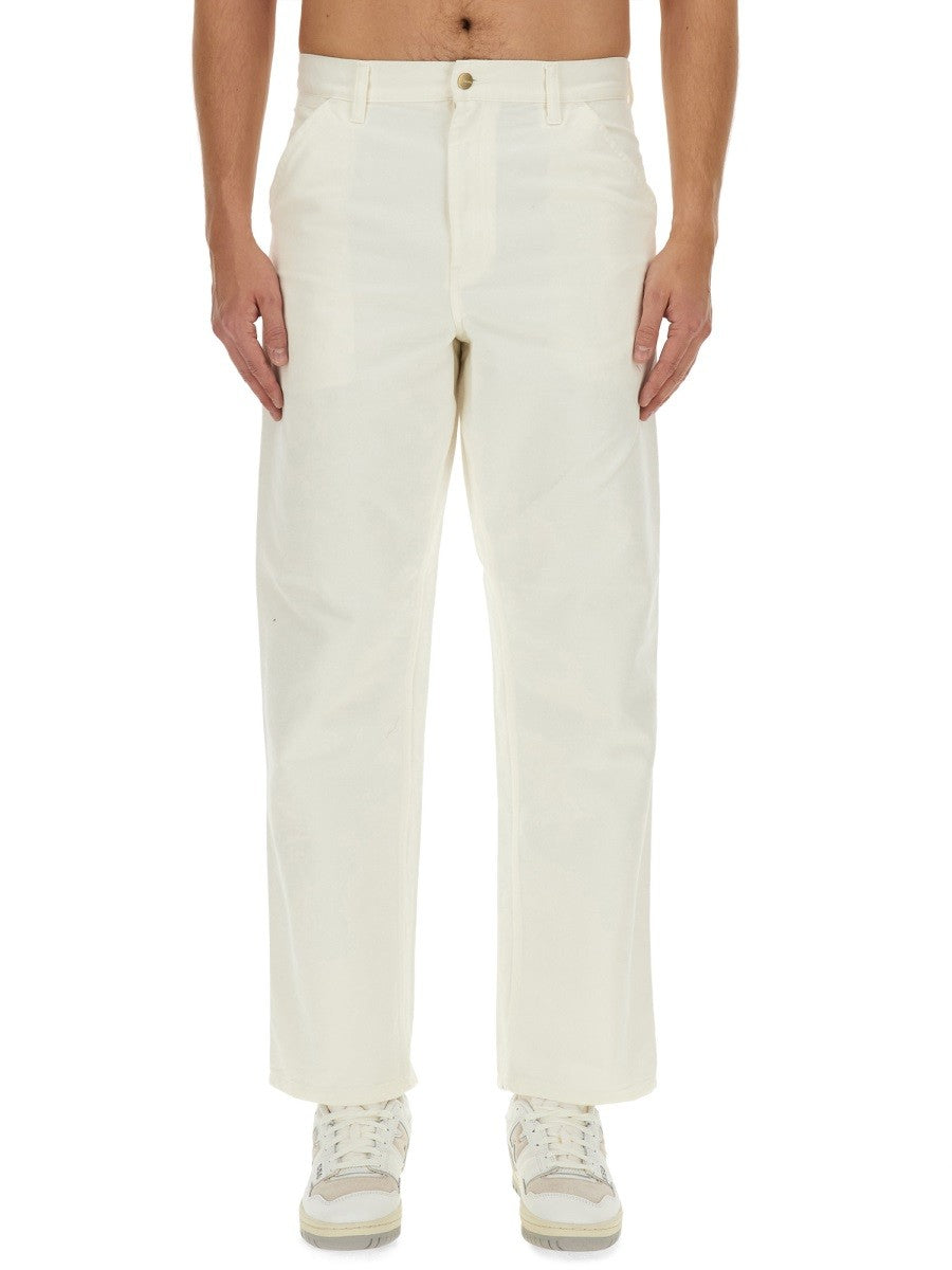 Carhartt Wip Men's Single Knee Pants White