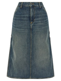 Carhartt Wip Single Knee Skirt Blue