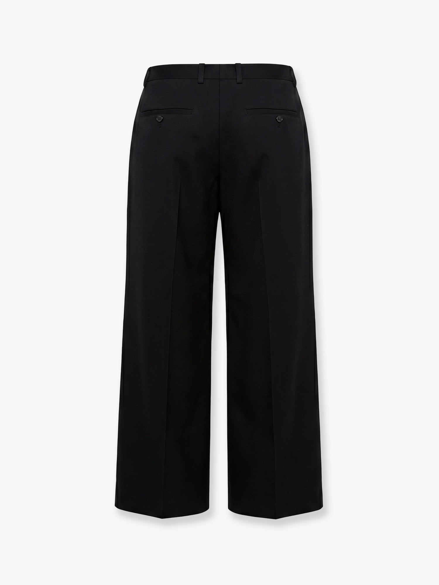 Toteme Women's Single Pleat Cotton Trousers Black