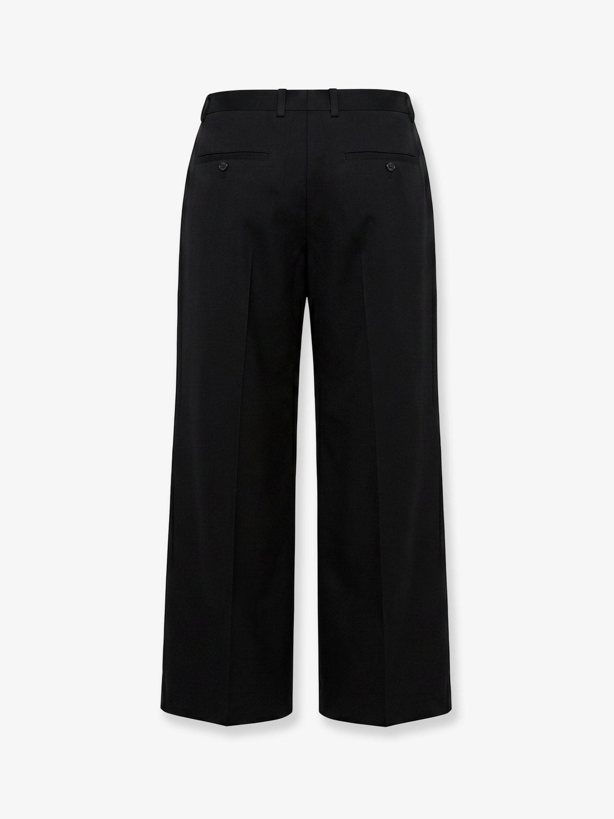 Toteme Women's Single Pleat Cotton Trousers Black