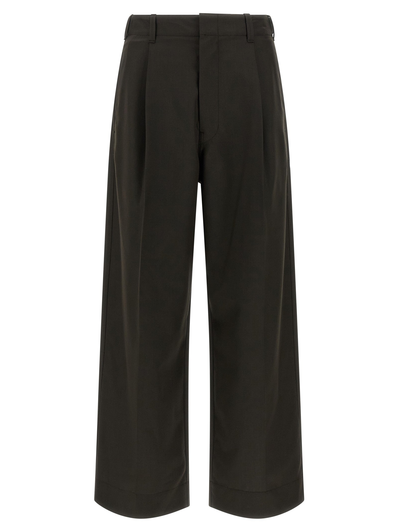 Lemaire Single Pleat Pants Brown