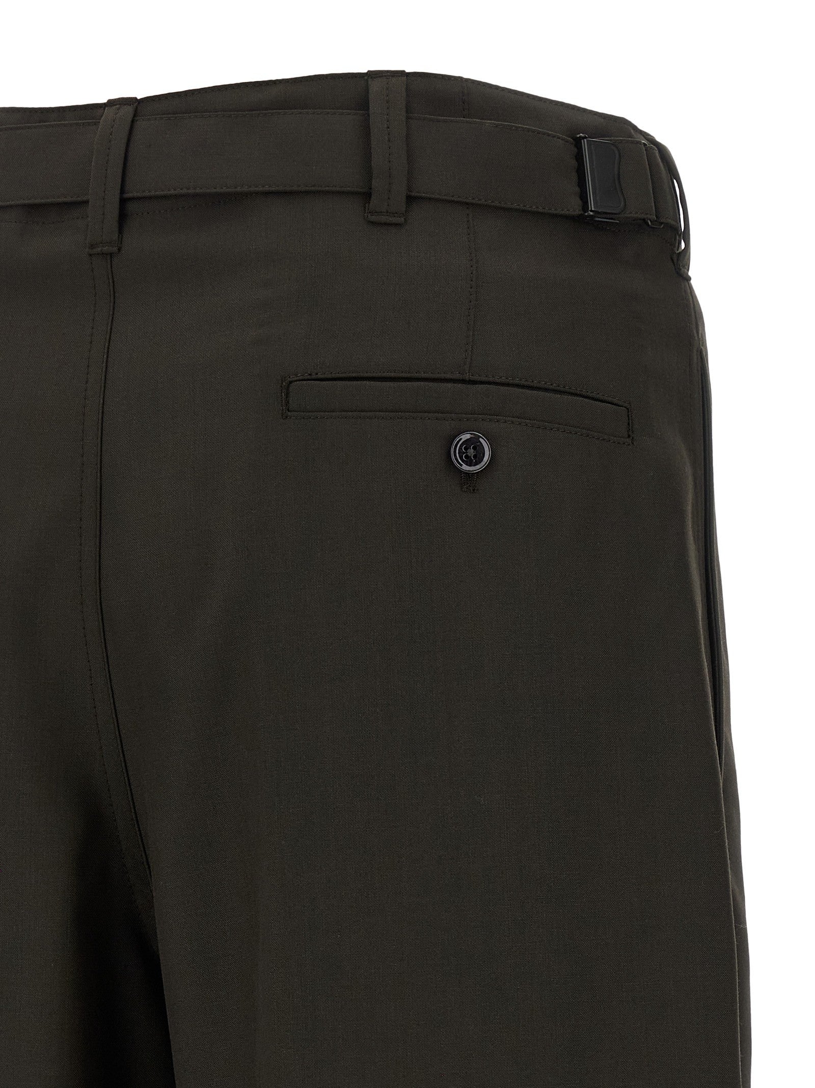 Lemaire Single Pleat Pants Brown