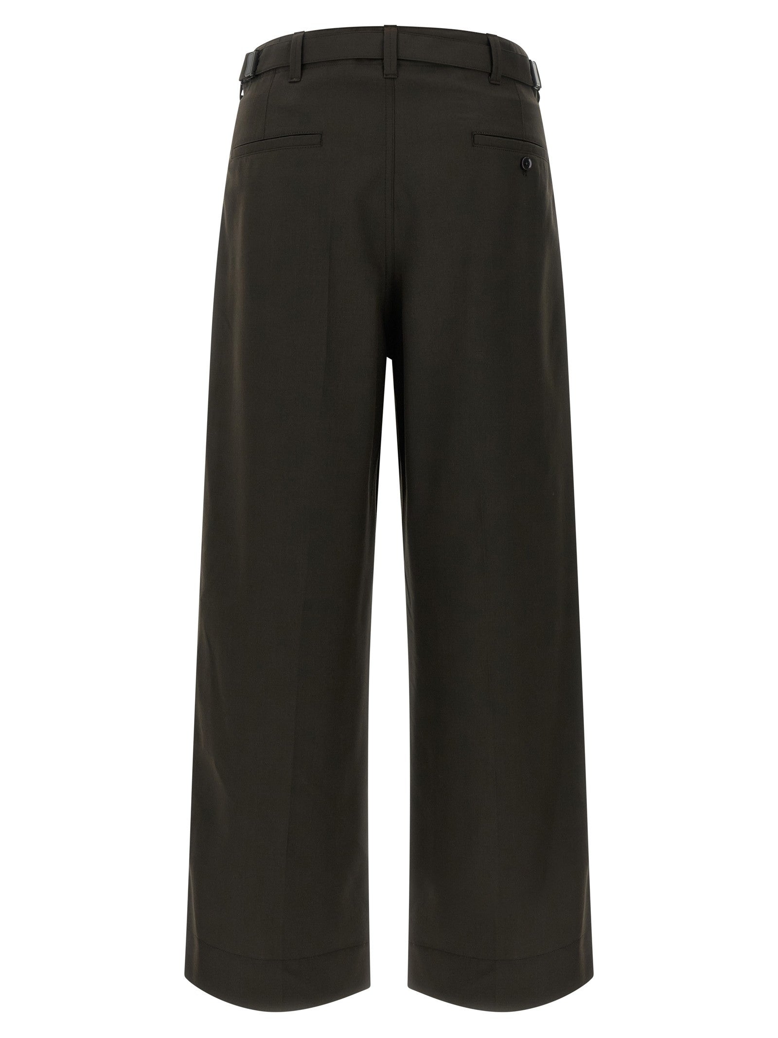 Lemaire Single Pleat Pants Brown