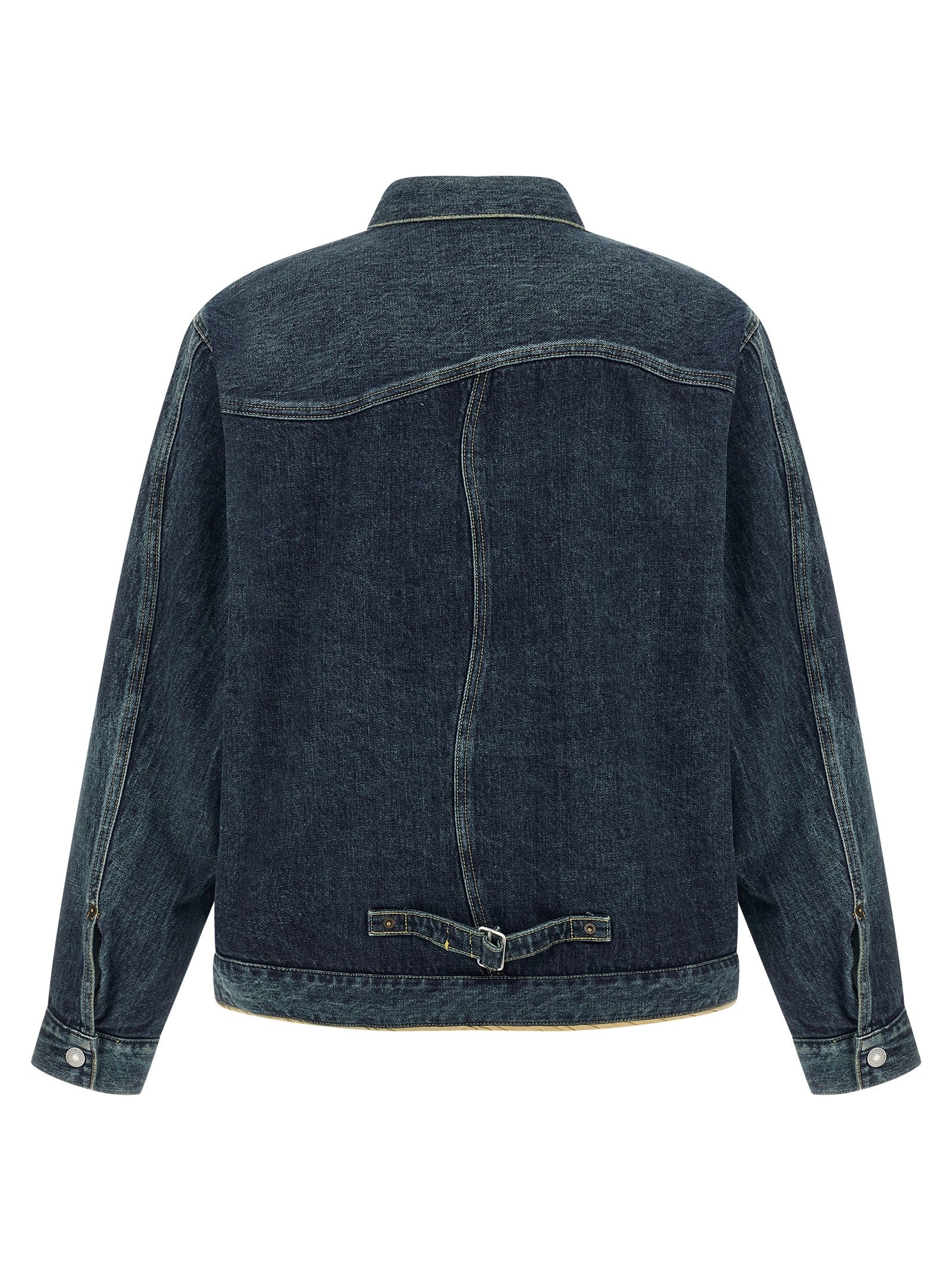 Undercover Sinuous Seams Jacket Blue