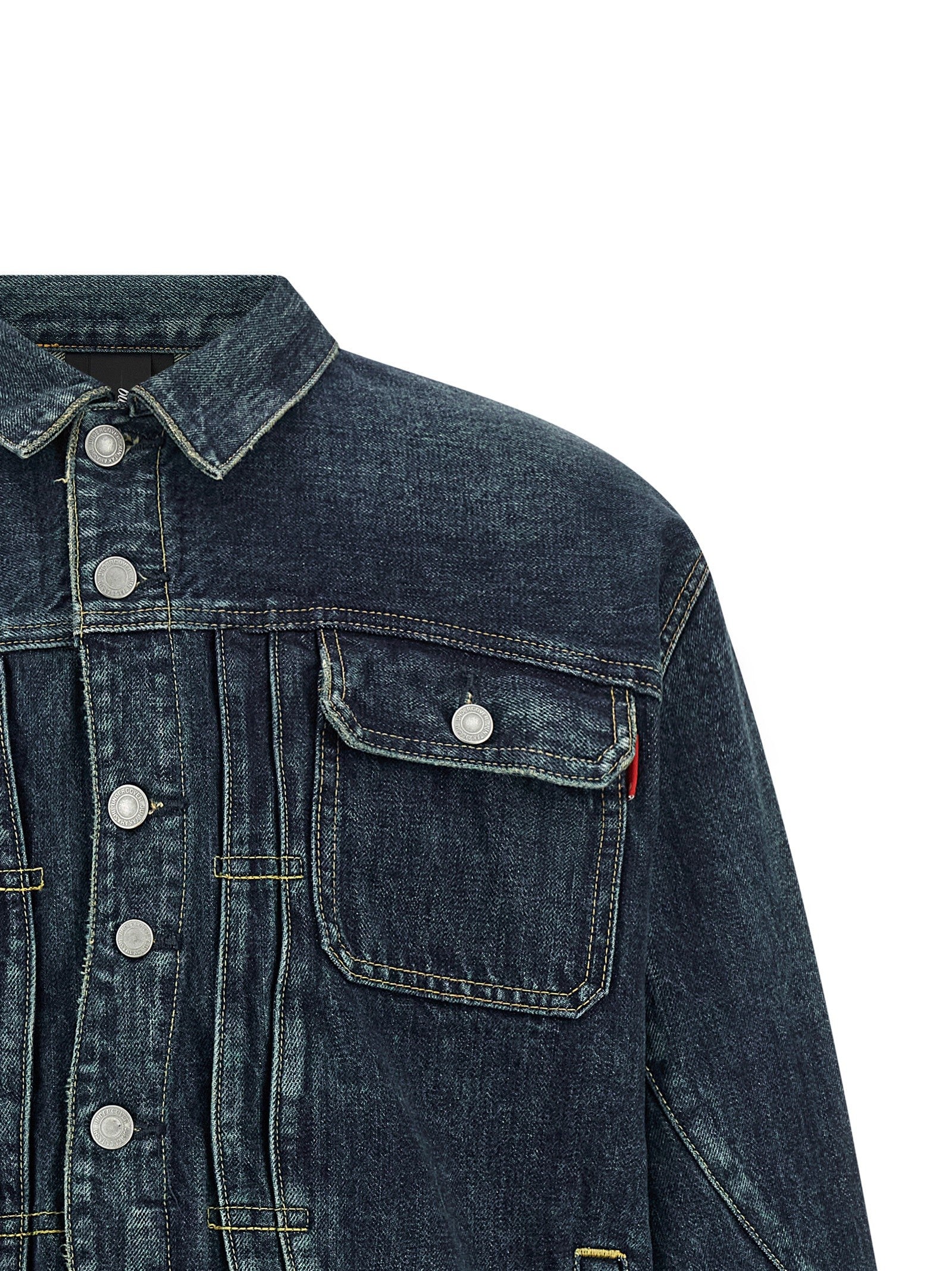 Undercover Sinuous Seams Jacket Blue