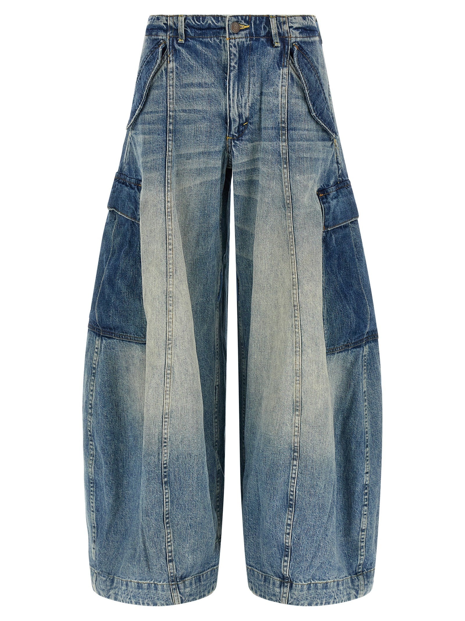 R13 Siouxsie Field Cargo Jeans Blue