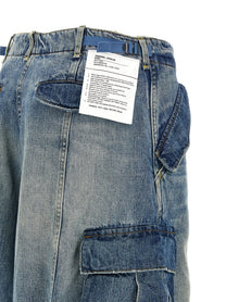 R13 Siouxsie Field Cargo Jeans Blue