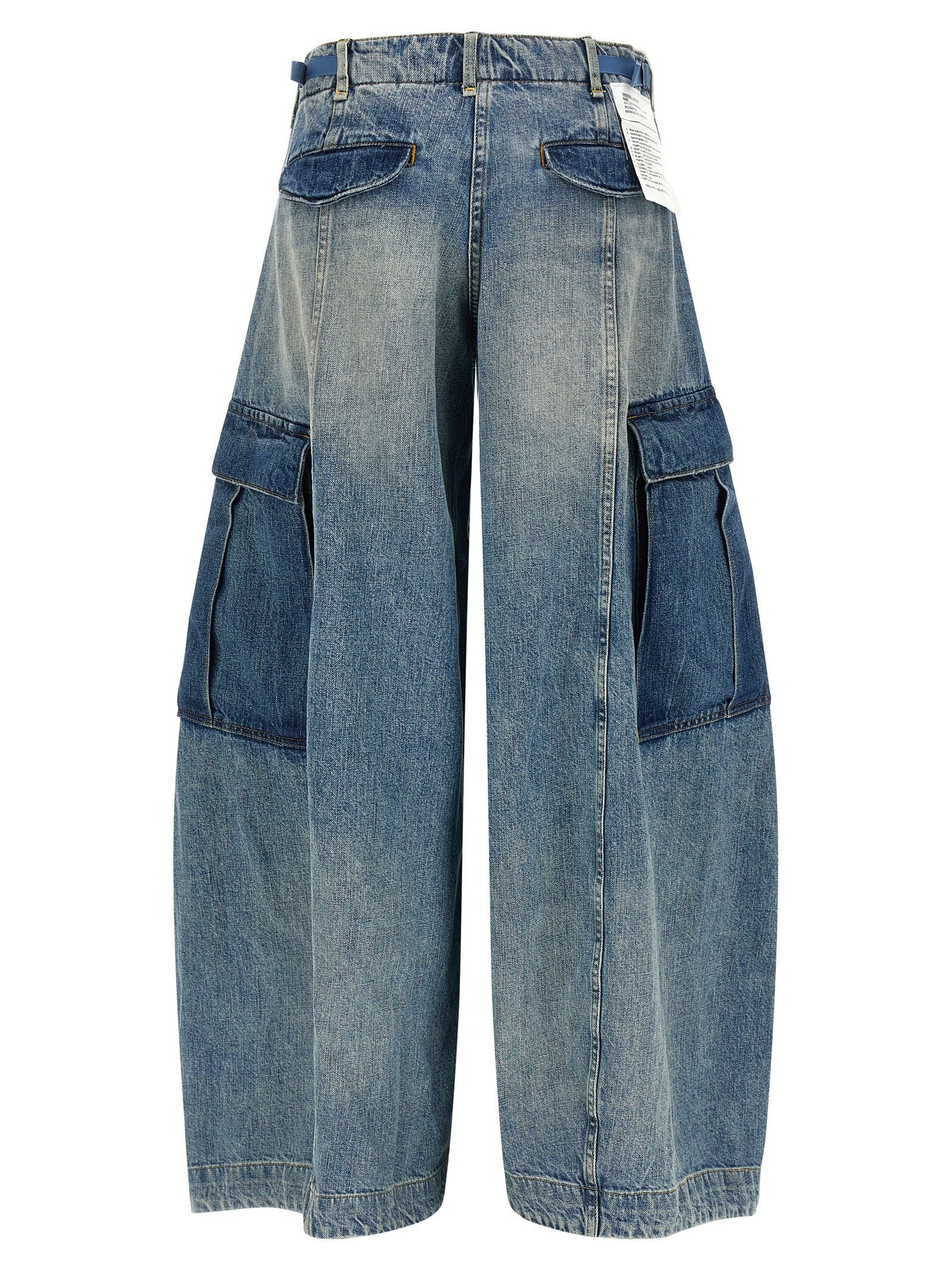 R13 Siouxsie Field Cargo Jeans Blue