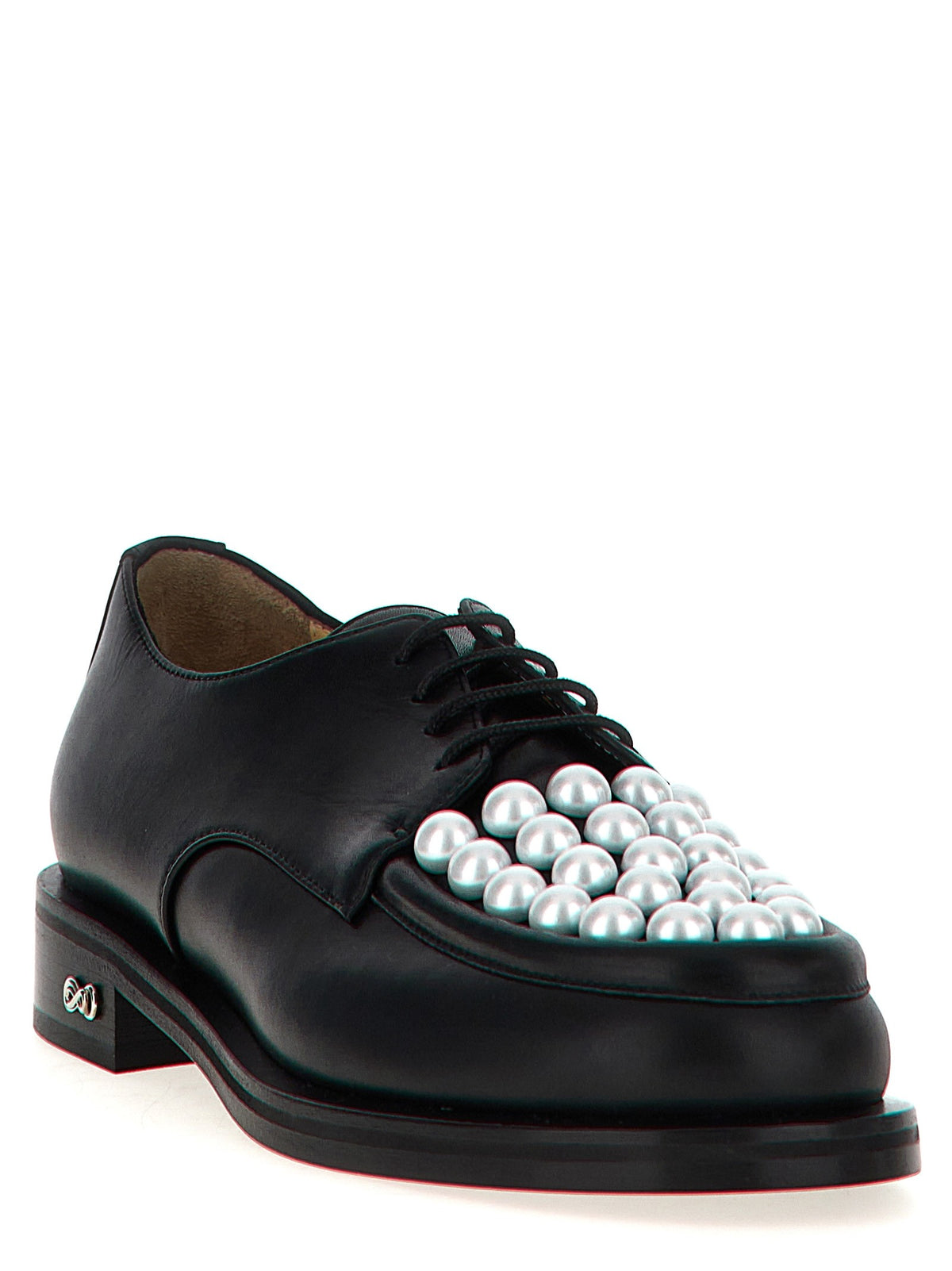 MACH &amp; MACH Sirene Lace up Shoes White, view 2