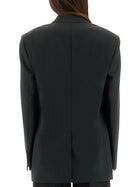 Ami Paris Women's Six Button Jacket Black, view 3