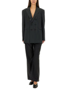 Ami Paris Women's Six Button Jacket Black, view 2