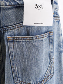 3x1 Women's Skater Boyfriend Jeans VINTAGE LAGOON