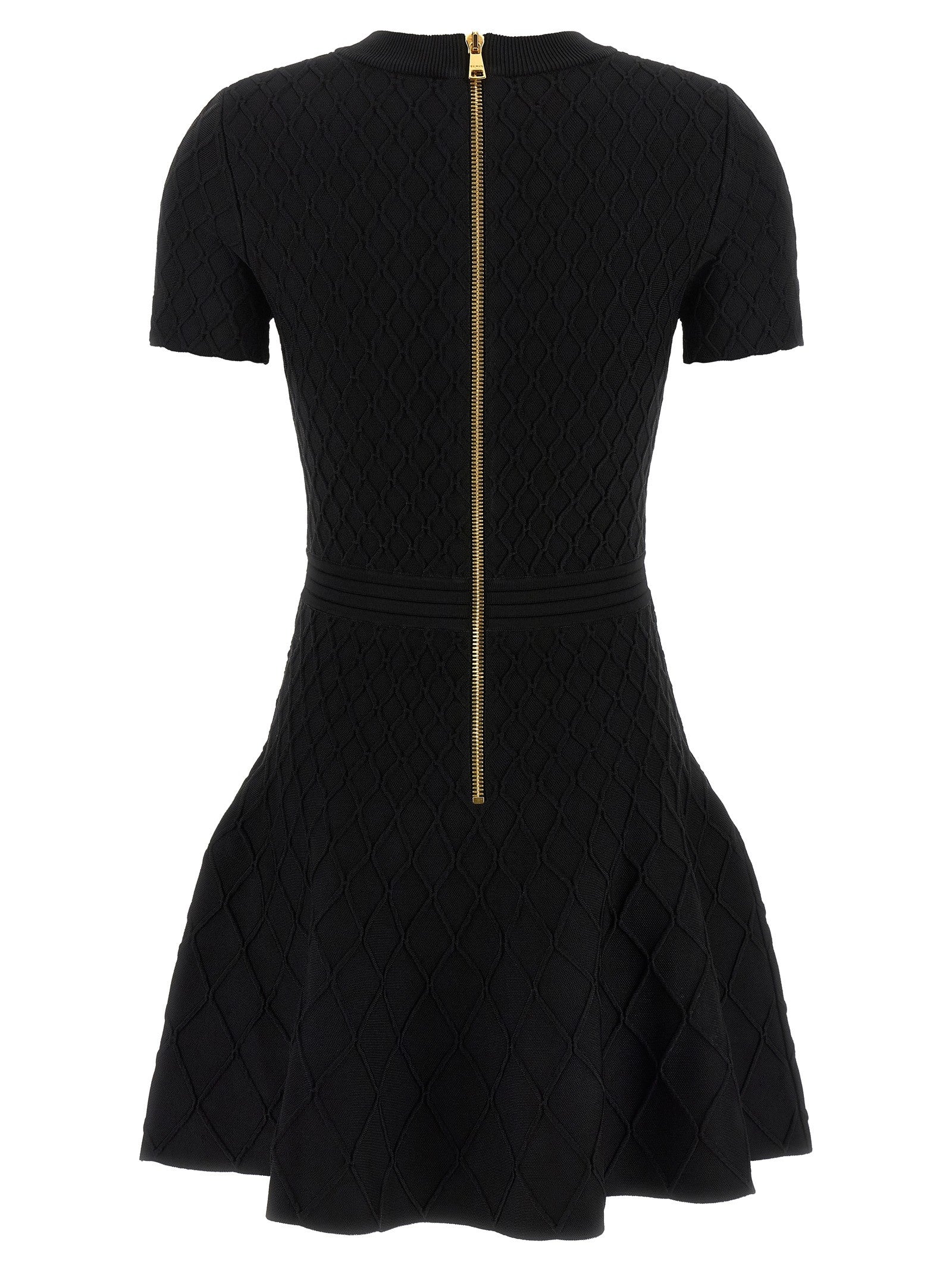 Balmain Skater Dress Black