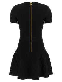 Balmain Skater Dress Black