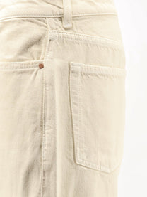 3x1 Women's Skater Duo Canvas Trousers White