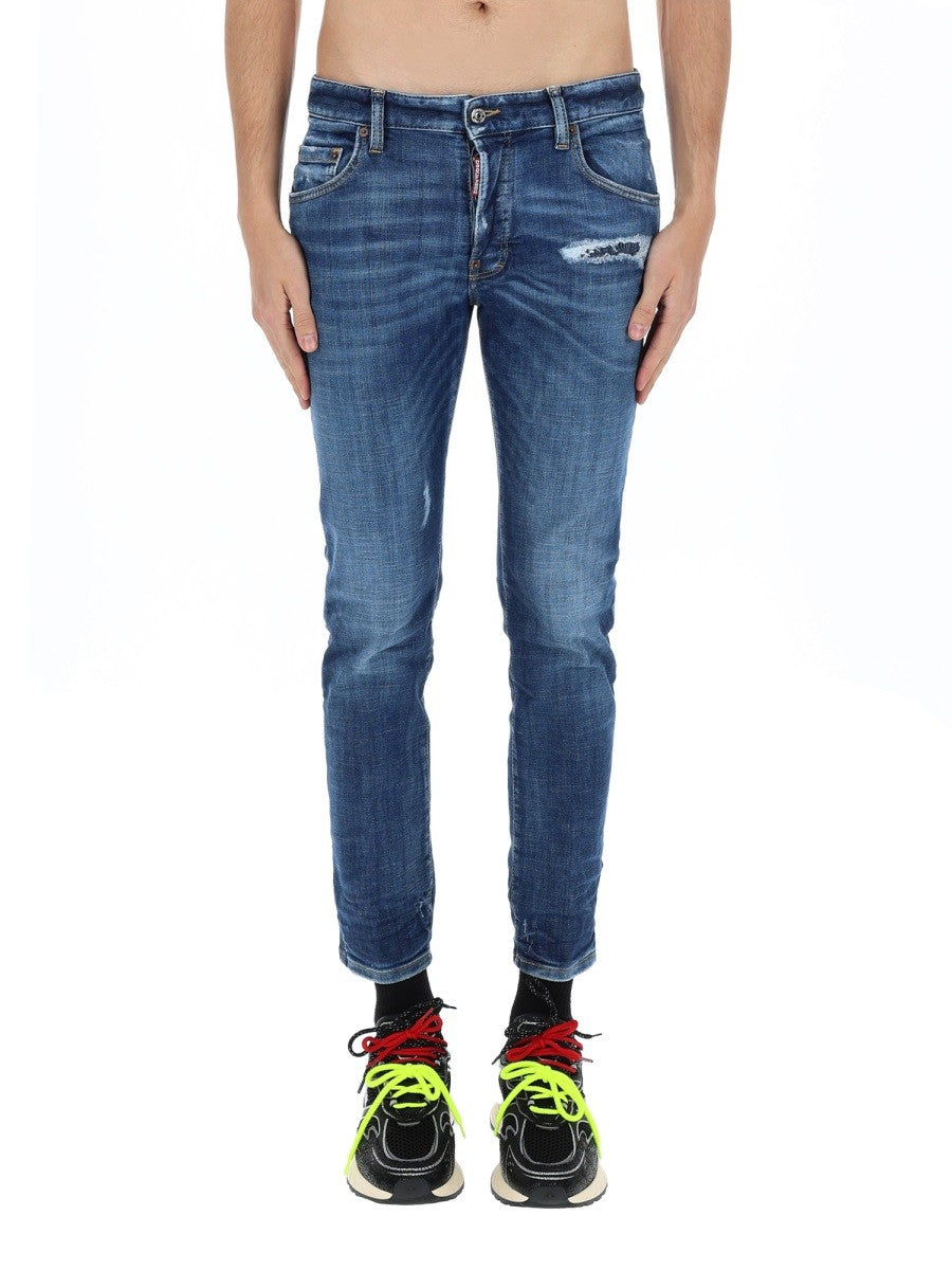 Dsquared2 Men's Skater Jeans Blue