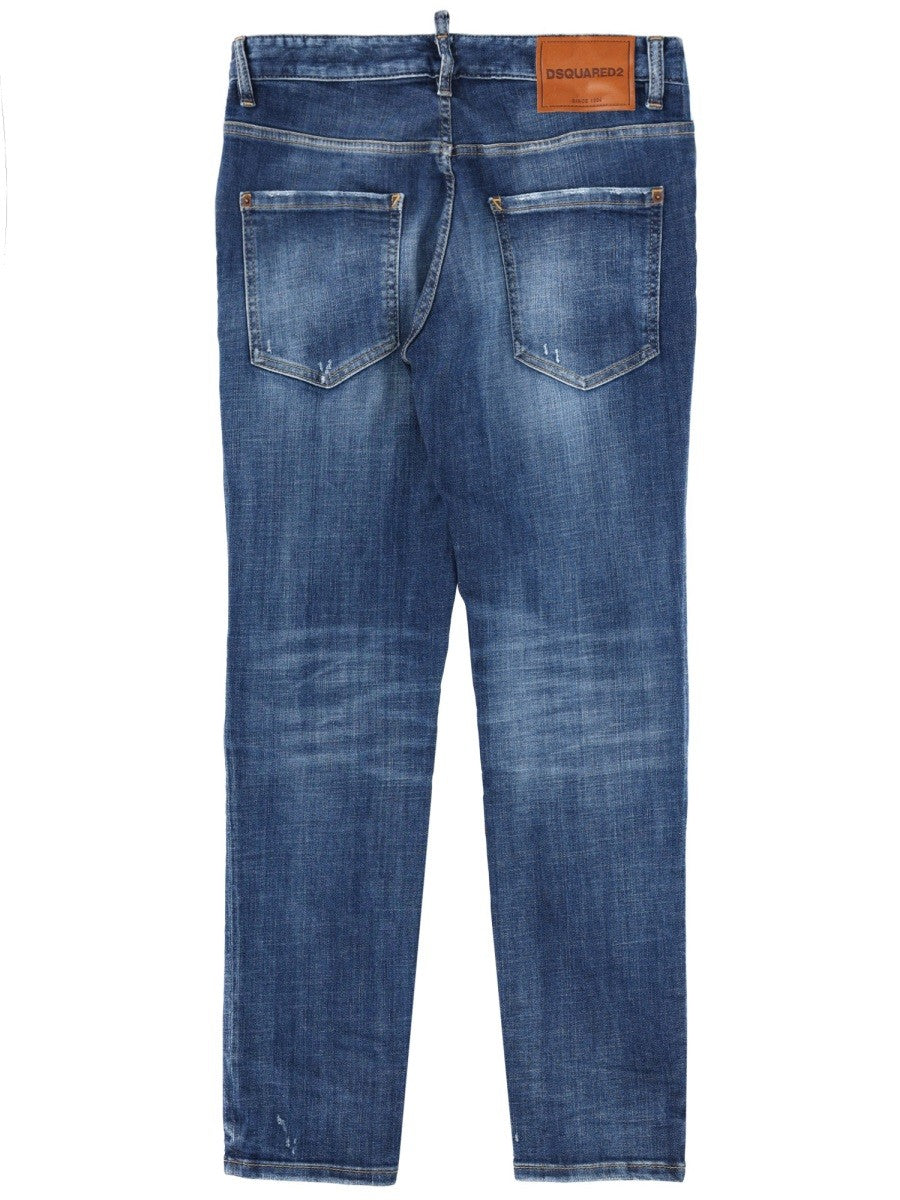 Dsquared2 Men's Skater Jeans Blue