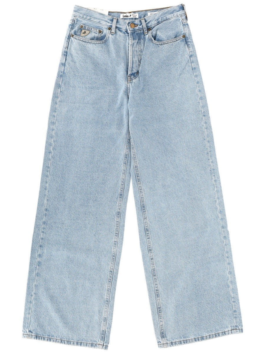Lois Jeans Women's Skater Loose Jeans Blue