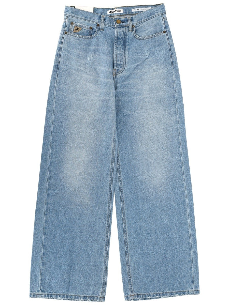 Lois Jeans Women's Skater Loose Jeans Blue