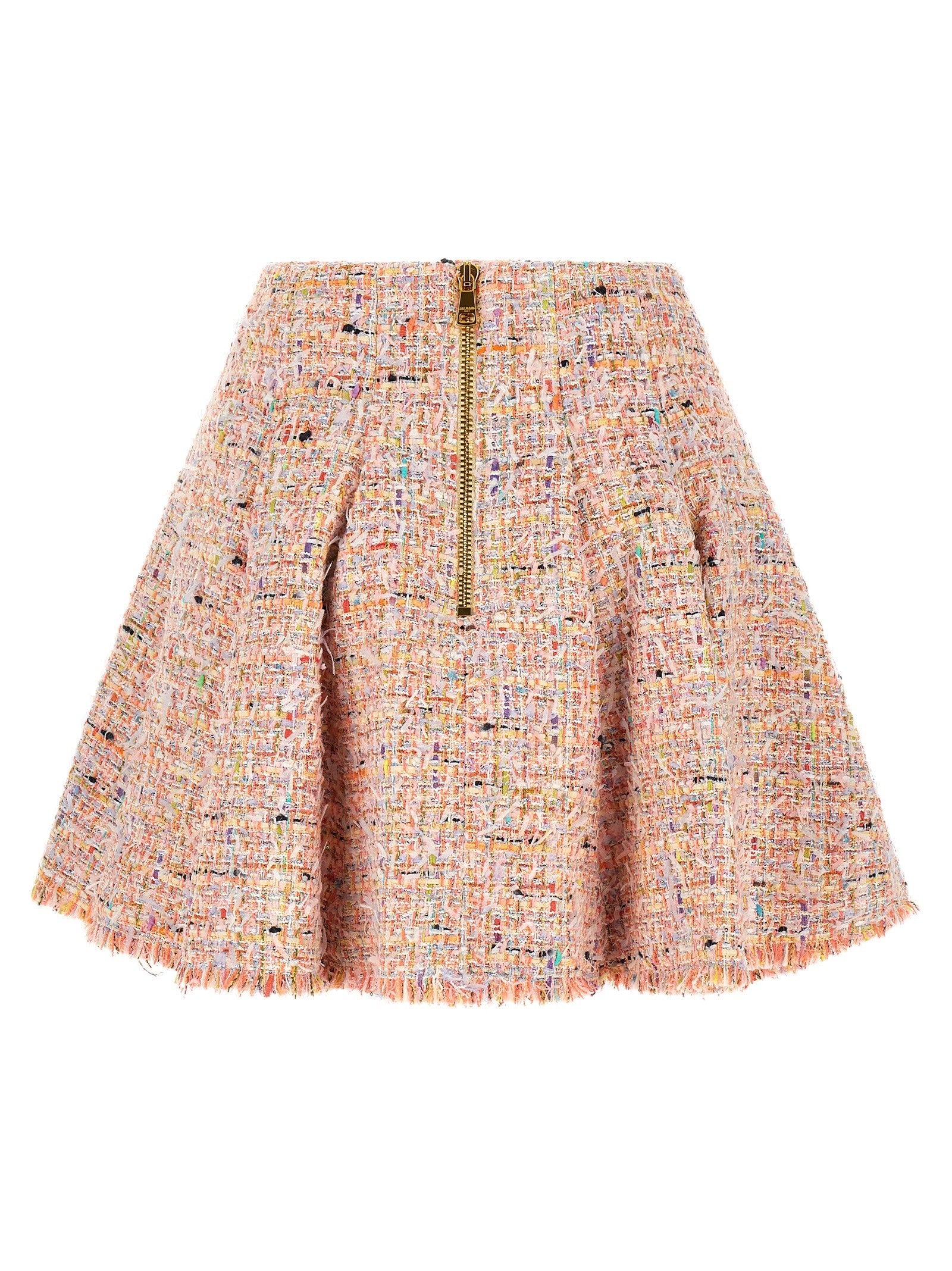 Balmain Skater Skirt Blue