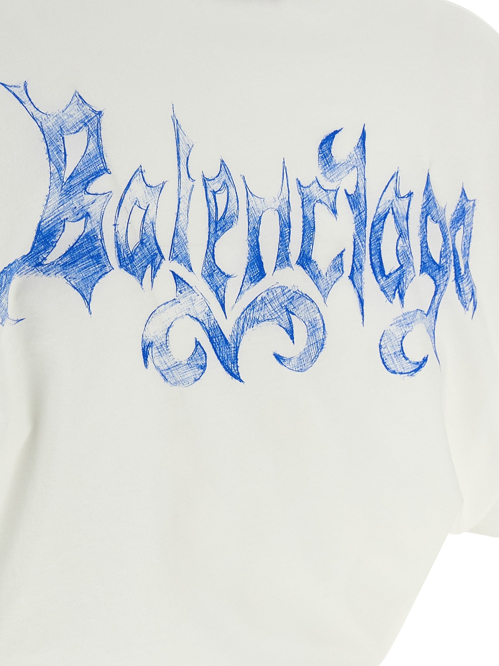Balenciaga Sketchy Top White