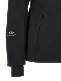 Balenciaga Ski Hourglass 3B Sports Icon Parka Black
