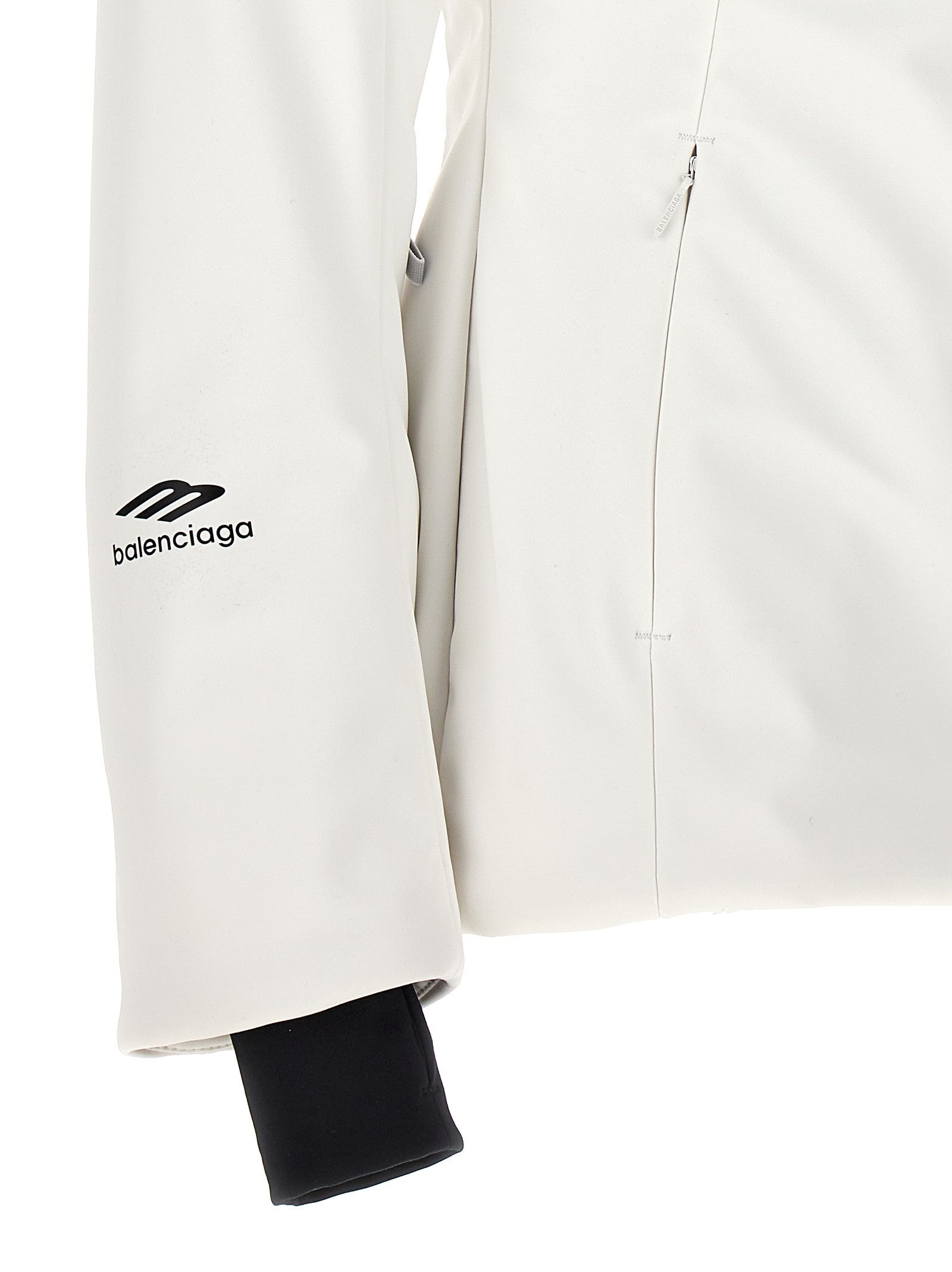 Balenciaga Ski Hourglass 3B Sports Icon Parka White
