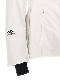 Balenciaga Ski Hourglass 3B Sports Icon Parka White