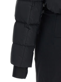 Yves Salomon Ski Suit Hood Lined Black