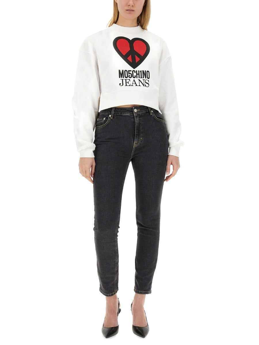 Moschino Jeans Women's Skinny Fit Jeans Black