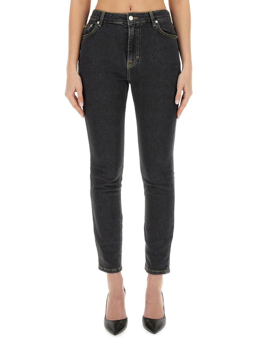 Moschino Jeans Women's Skinny Fit Jeans Black