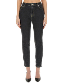 Moschino Jeans Women's Skinny Fit Jeans Black