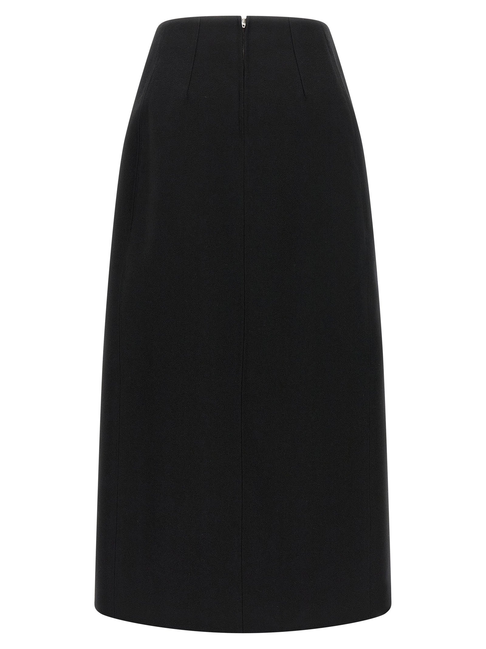 Jil Sander Skirt Slit Skirt Black