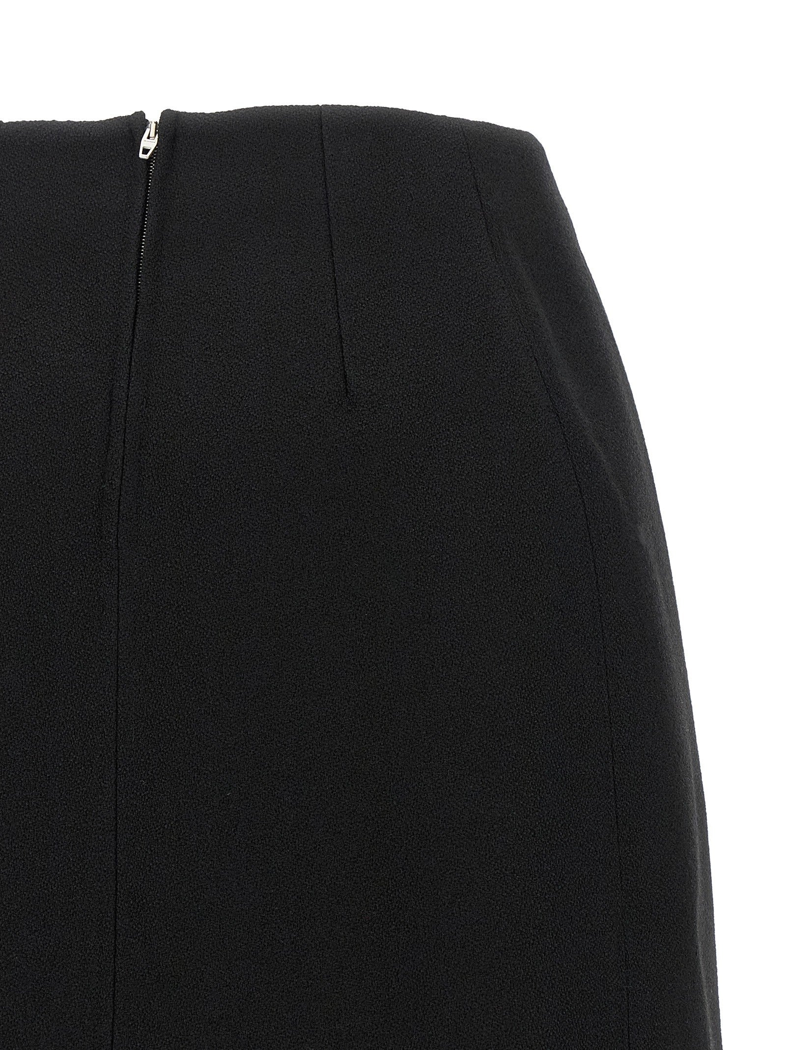 Jil Sander Skirt Slit Skirt Black
