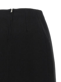 Jil Sander Skirt Slit Skirt Black