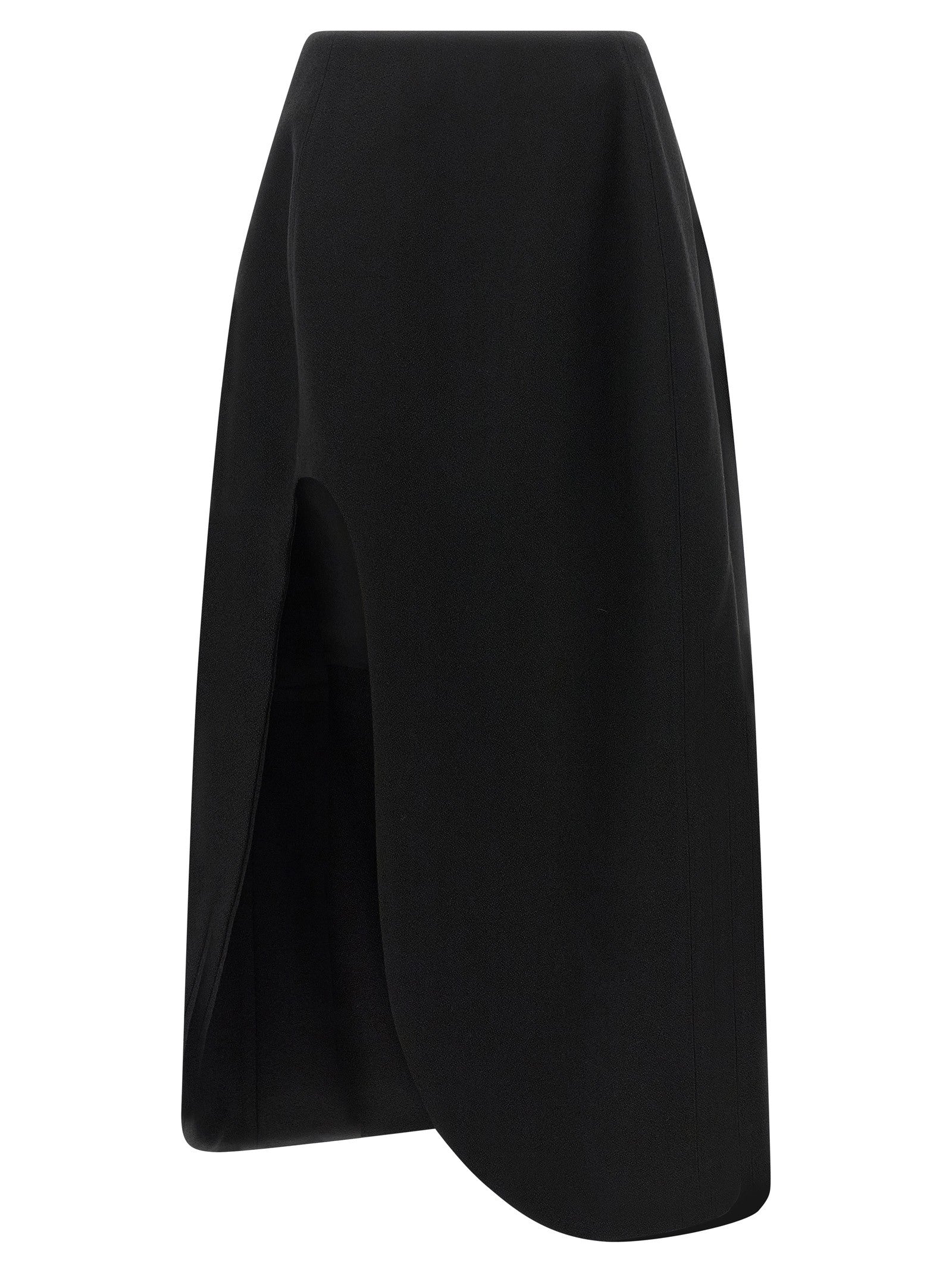 Jil Sander Skirt Slit Skirt Black
