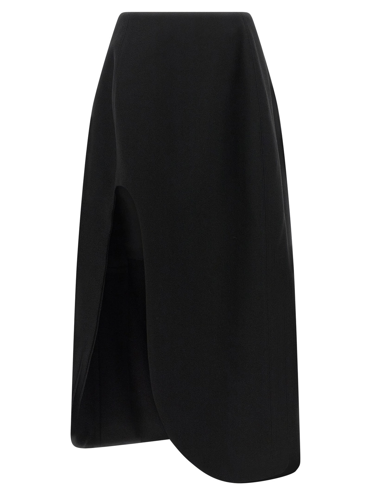 Jil Sander Skirt Slit Skirt Black