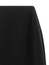 Jil Sander Skirt Slit Skirt Black