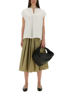 ASPESI Women's Skirt MOD2260 Beige, view 2
