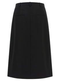 Fendi Skirt of Sartorial Inspiration Black
