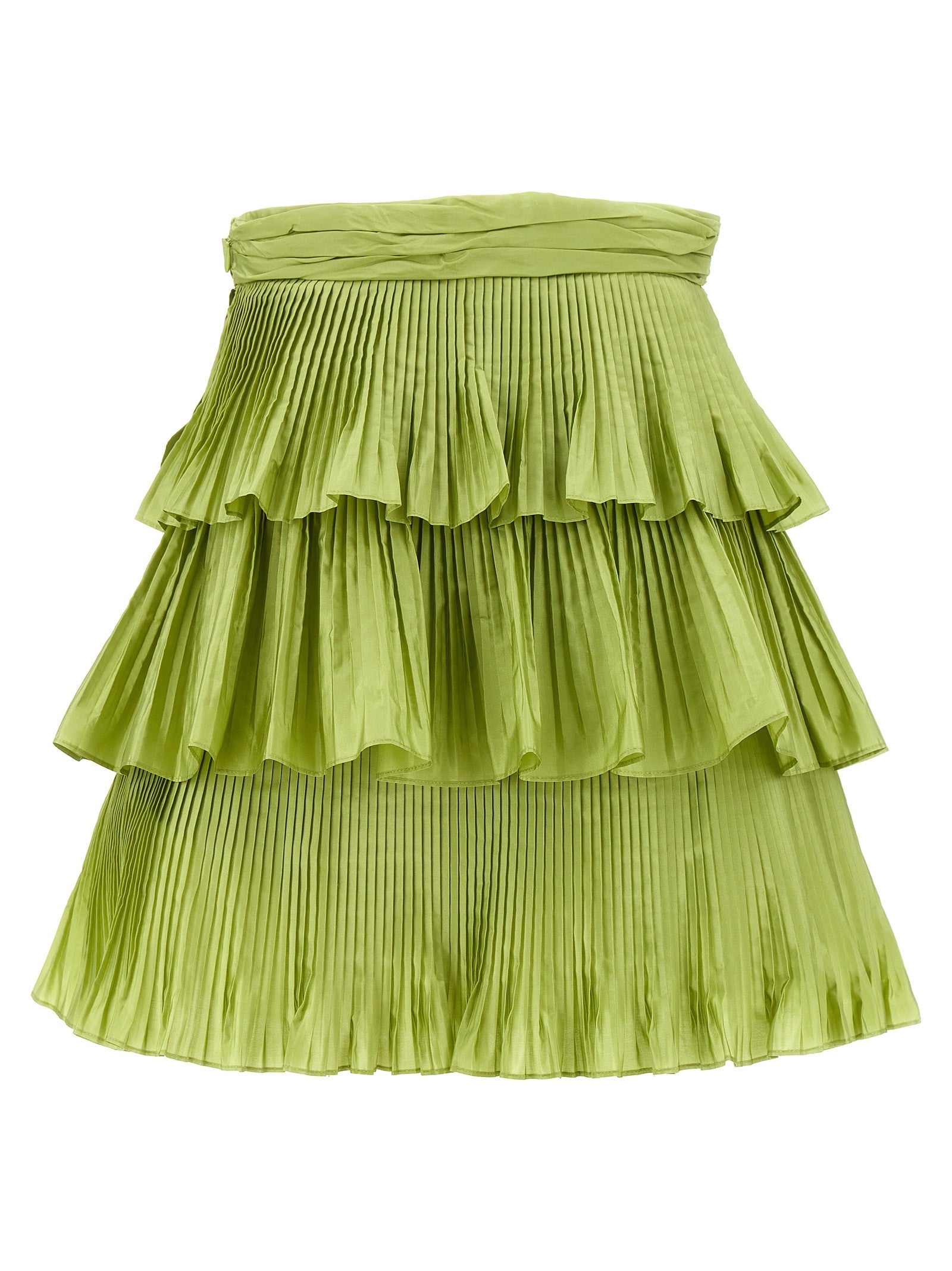 Valentino Skirt Velentino Garavani Taffetà Green