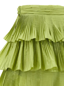 Valentino Skirt Velentino Garavani Taffetà Green