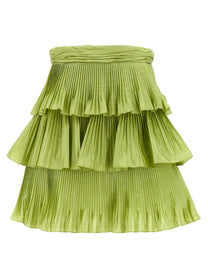 Valentino Skirt Velentino Garavani Taffetà Green