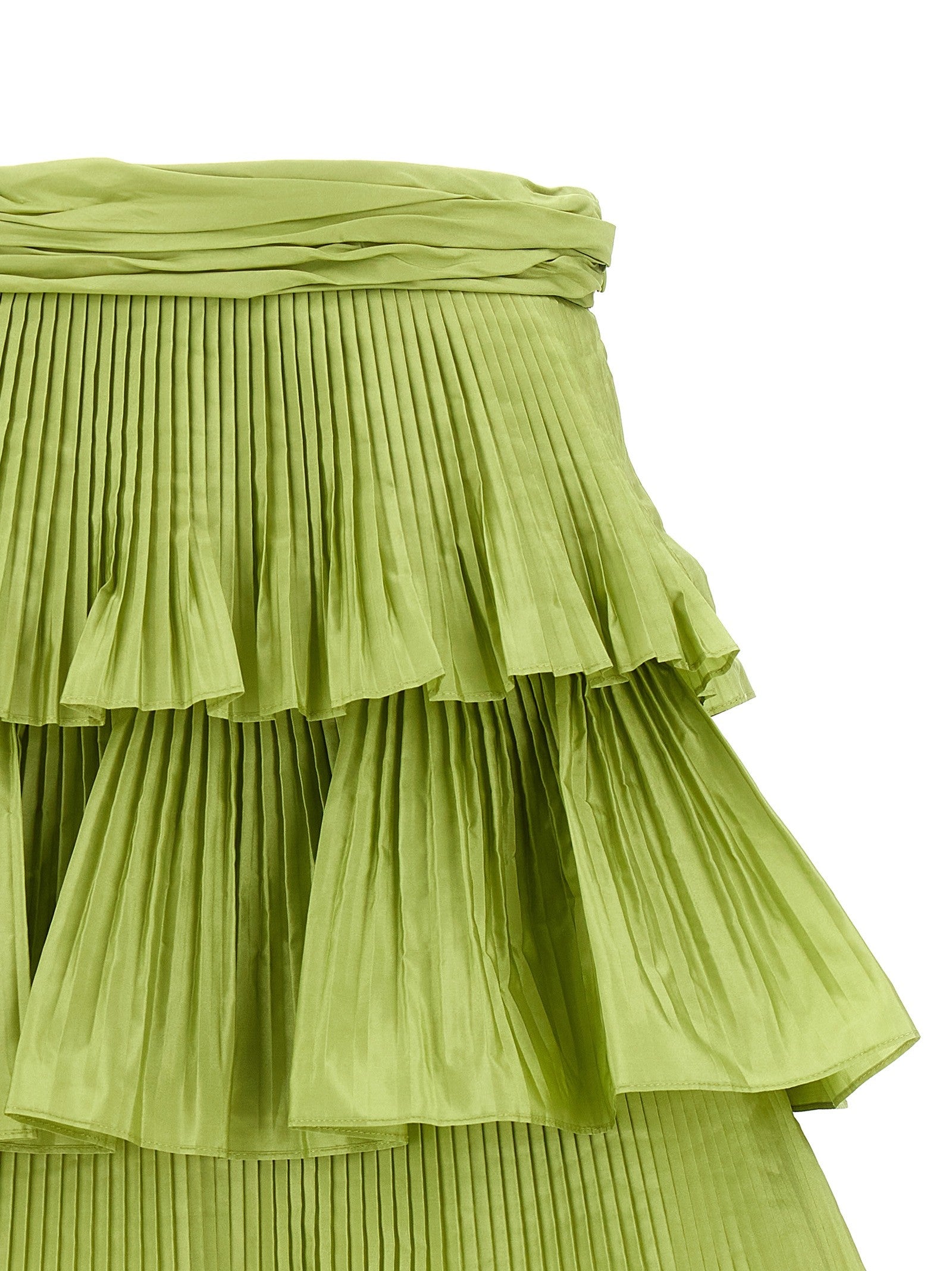 Valentino Skirt Velentino Garavani Taffetà Green